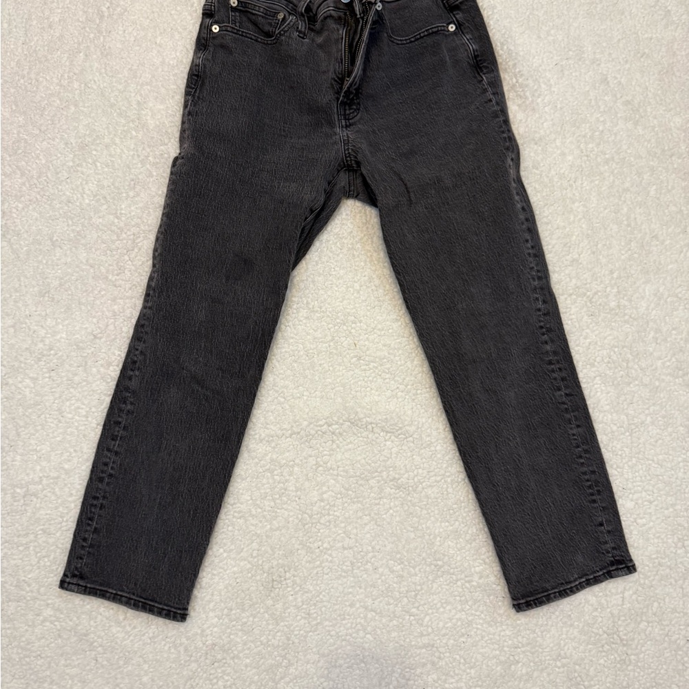 Madewell Women's Black Straight Leg Jeans